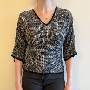 Vintage diamond pattern sweater